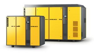 Ölfreie Schraubenkompressoren mit Wasserkühlung.