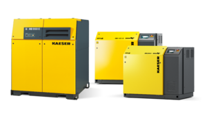 Gruppe Drehkolbengebläse von Kaeser Kompressoren.