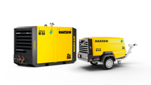 Baukompressor mit Generatorkombination