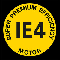 Super premium efficency Antriebsmotor IE4 Logo