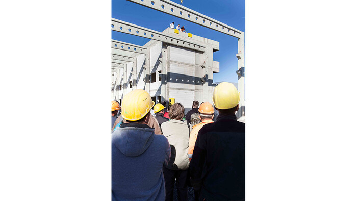 Richtspruch für die neue Produktionshalle 11 in Coburg bei Kaeser Kompressoren.