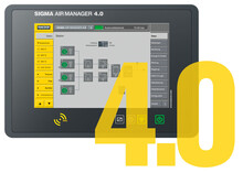 KAESER Druckluftmanagement-System SIGMA AIR MANAGER 4.0 für die effiziente Steuerung von Druckluftstationen