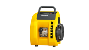 Die tragbare Version des Kolbenkompressors i.Comp 3 von Kaeser Kompressoren.