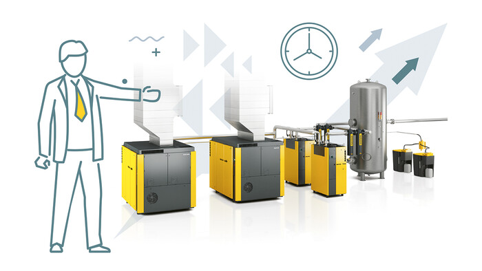 KAESER Experten zeigen Potentiale durch Wärmerückgewinnung auf.